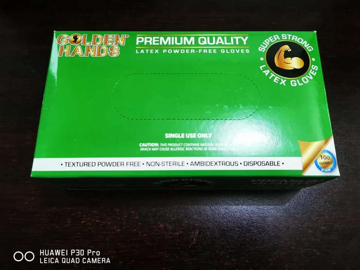 Medtex Latex Powder Free Gloves - R140 each a box of 100 Gloves