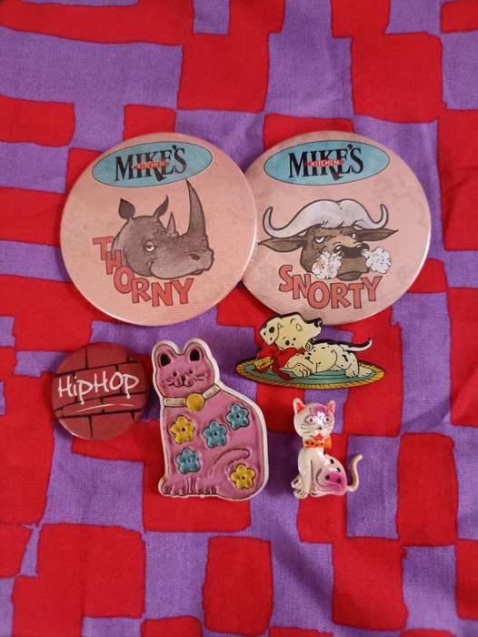 Vintage Pin and Button Lot
