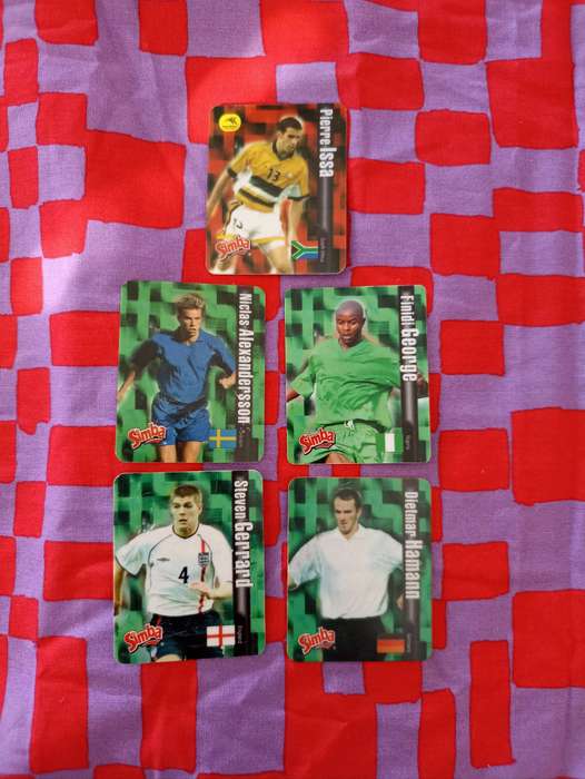 Almost Complete ICC Cricket World Cup Tazo and Simba World Soccer Icons