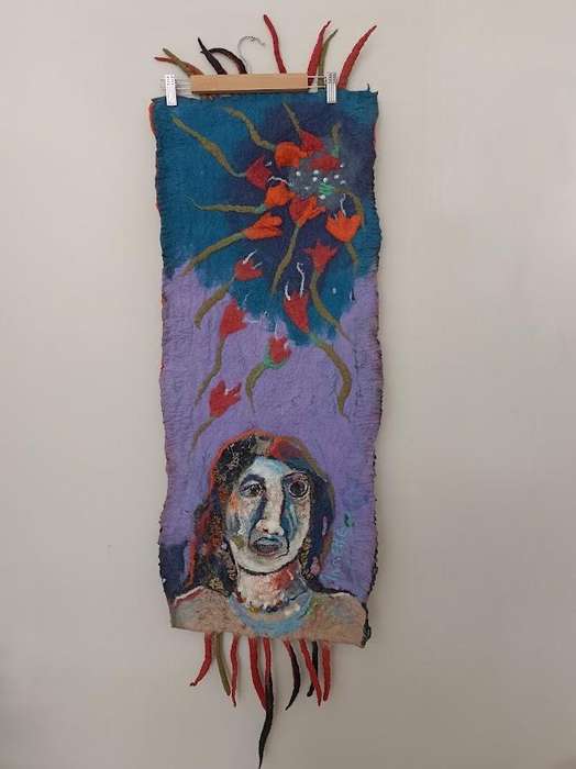 Textile Art Tapestry by South African Artist Annette du Plessis