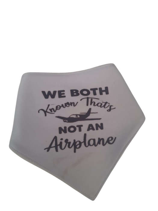 We both know that is not an airplane - Baby Bib