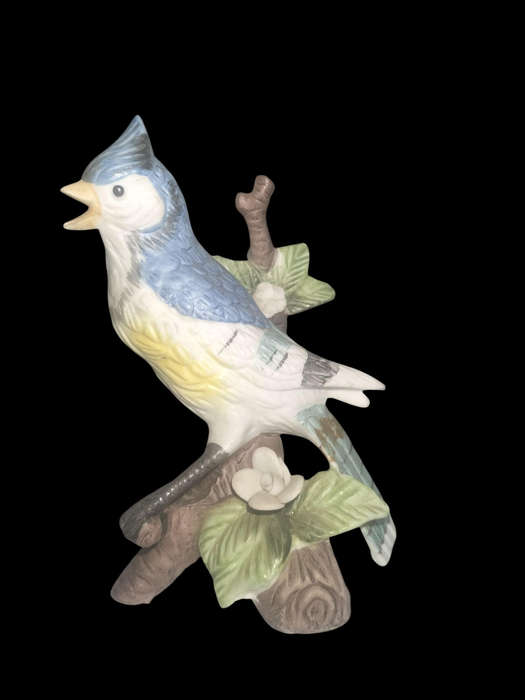 Vintage Porcelain Blue Jay Figurine MAKE AN OFFER