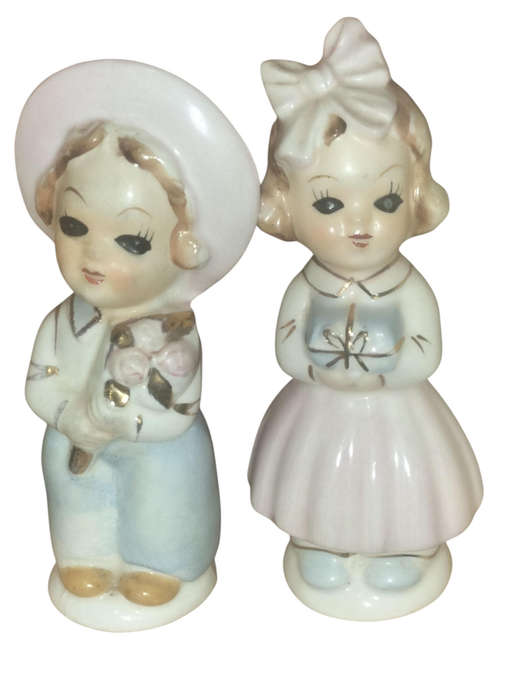 1940's vintage Josef Originals September Angel Salt and Pepper Set MAKE AN OFFER