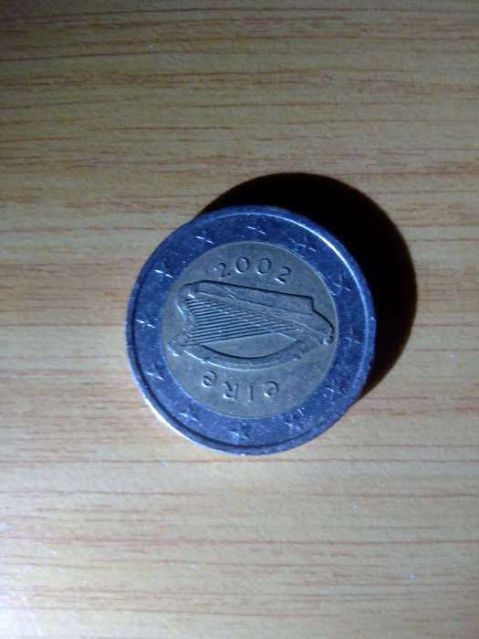 Collector Rare 2 euro coin Irland iconic symbol of Ireland "Éire"