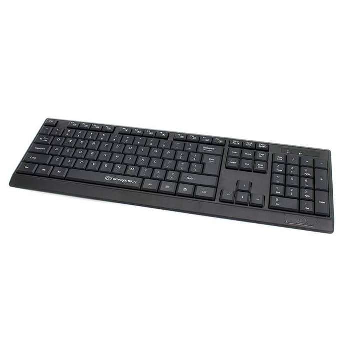 GoFreeTech Wireless Keyboard and Mouse Combo - Black