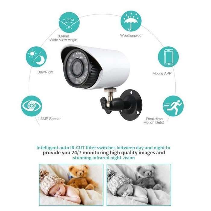 8 CH Out/Indoor Security Camera