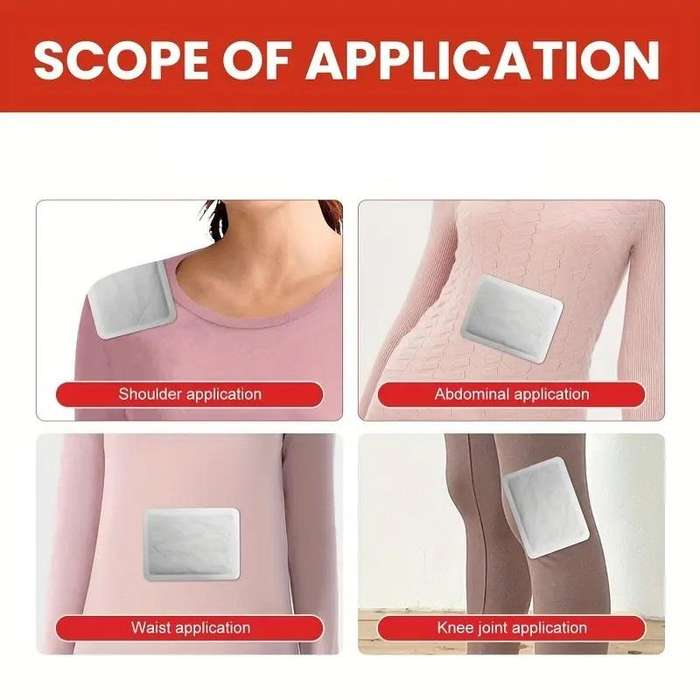 10pcs Disposable Self Adhesive Body/Hand/Foot Warm patch