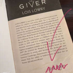 The Giver - Lois Lowry