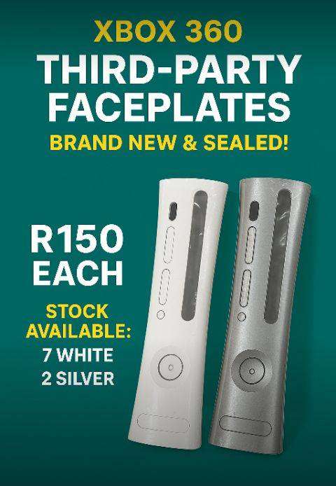  Xbox 360 Faceplates  Brand New & Sealed  Replacement Console Covers! 