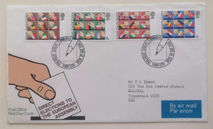 1979 UK First Day Cover European Assembly Elections with Insert