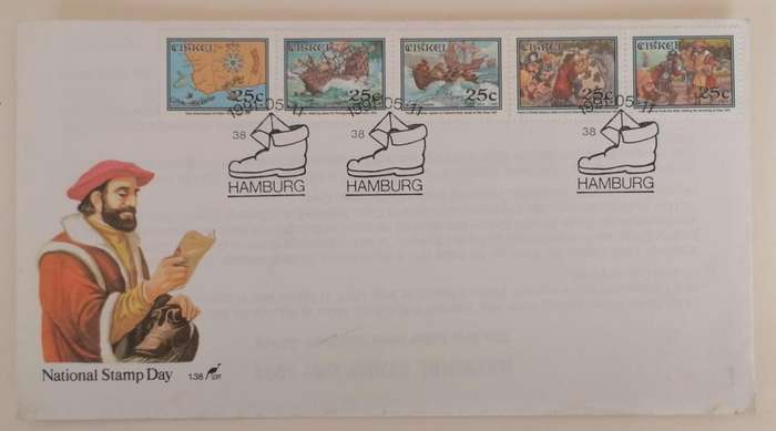 1985 National Stamp Day  Vasco da Gama Series | Ciskei FDC | Hamburg