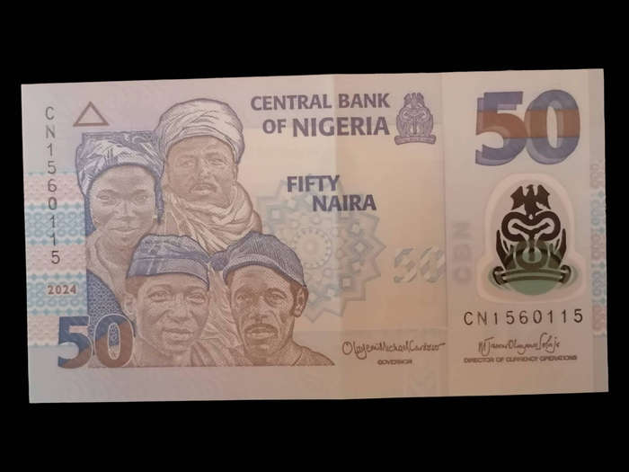 Nigeria 50 Naira Banknote  2024 Issue - Central Bank of Nigeria