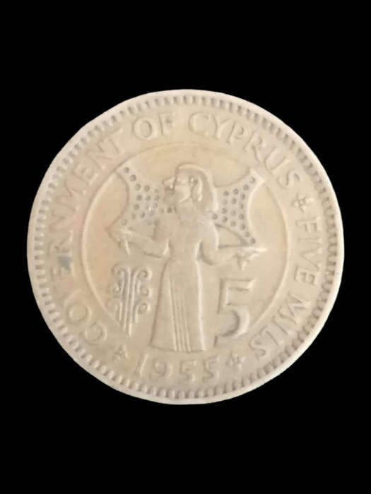 1955 CYPRUS 5 MILS