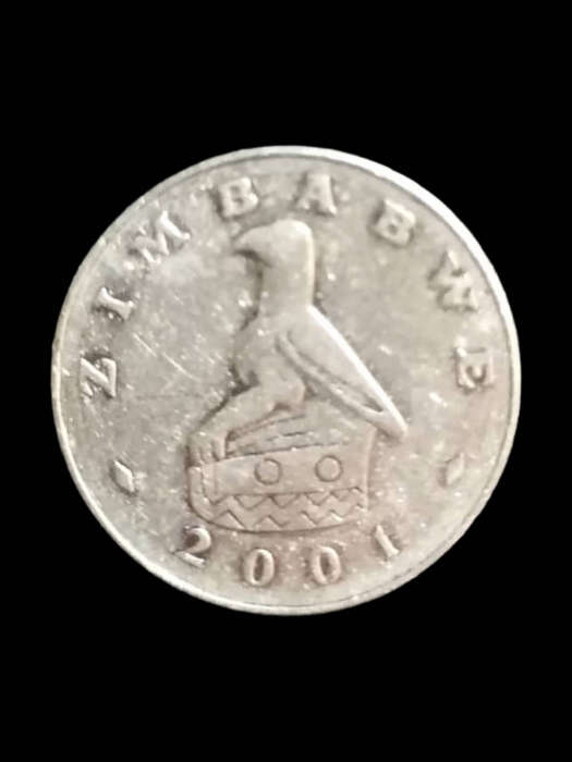 2001 Zimbabwe 20 Cents Coin  Victoria Falls Bridge Design