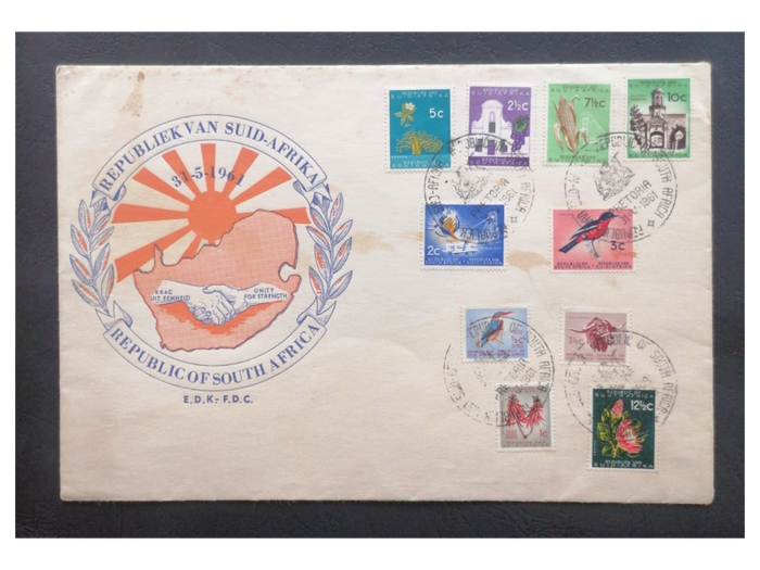 1961 Republic of South Africa First Day Cover - Historic Collectible - Union to Republic Transition
