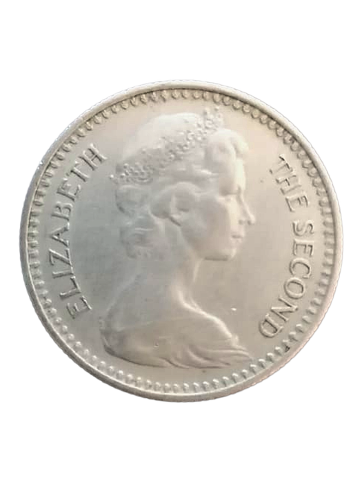 1964 Rhodesia 10c Coin  Queen Elizabeth II