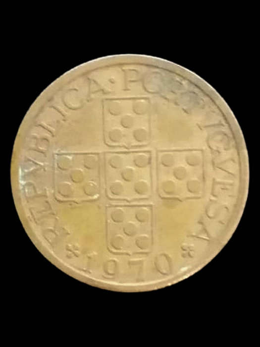 Portugal 1970  50 Centavos Coin  Republica Portuguesa