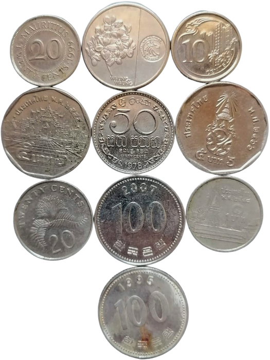 Asia Coin Lot of 10