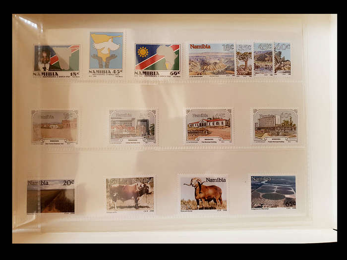 Rare 1990 Namibia Mounted Stamp Set  Historic Independence Issue