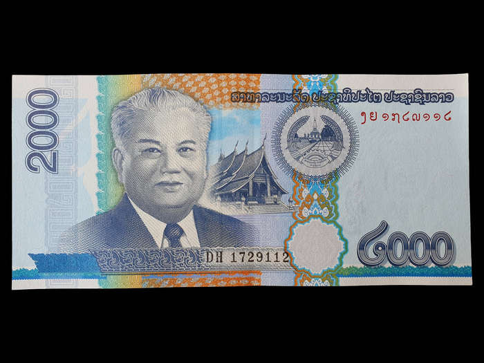 Laos 2000 Kip Banknote 2011 Issue - Uncirculated