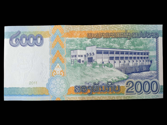Laos 2000 Kip Banknote 2011 Issue - Uncirculated