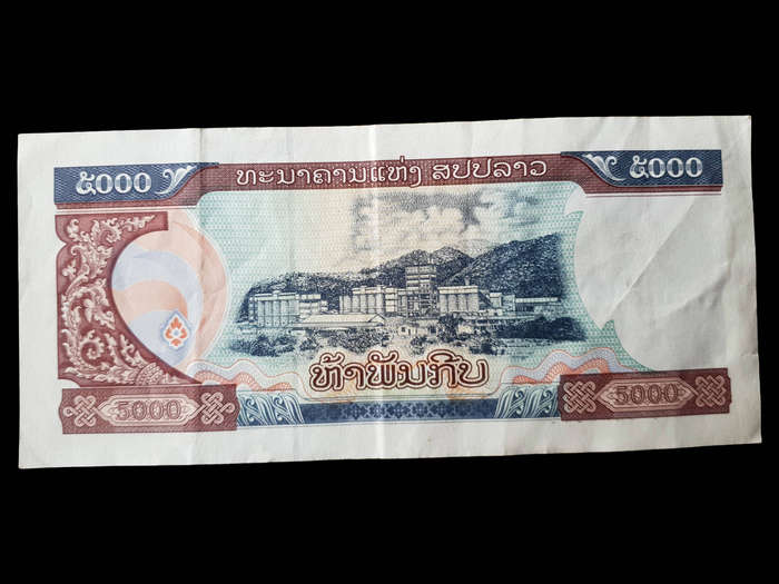 Laos 5,000 Kip Banknote - 2020 Issue