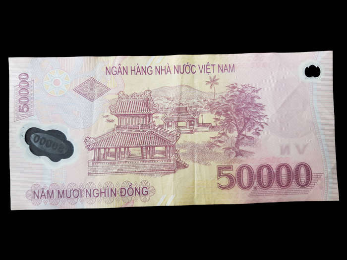 Vietnam 50,000 Dong Polymer Banknote  Ho Chi Minh