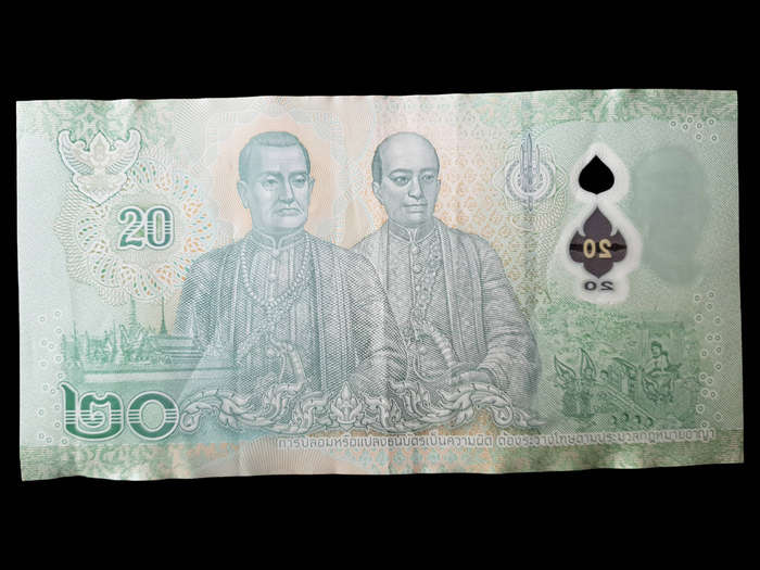 Thailand 20 Baht Banknote  Series 7 - 2020