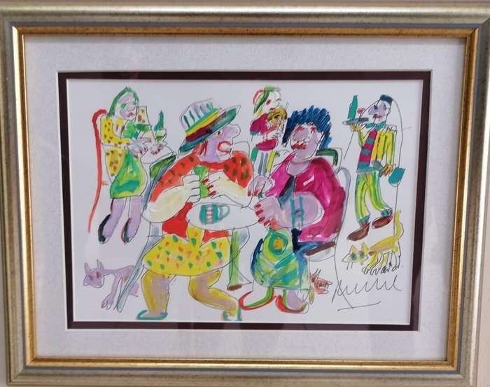 Original Water Color By Elwin Buchel - Rare Opportunity to Own Exclusive Art 290mm x 200mm Water