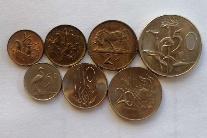 South Africa Coin Set of 7 UNC