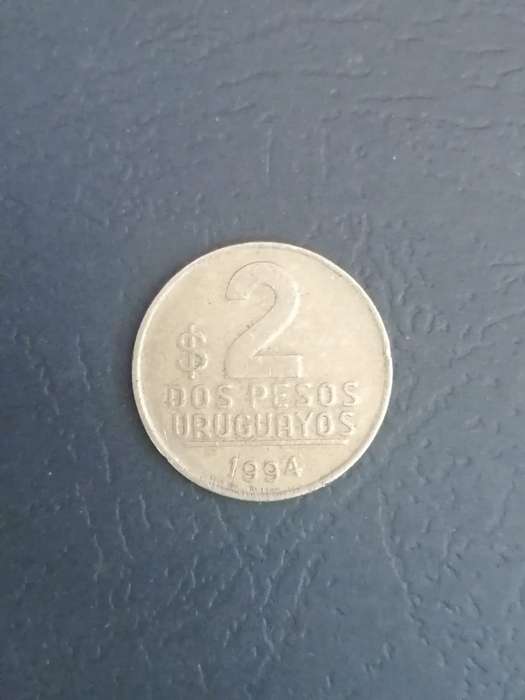 1994 Uruguay 2 Pesos Coin  "Dos Pesos Uruguayos"  South American Collectible