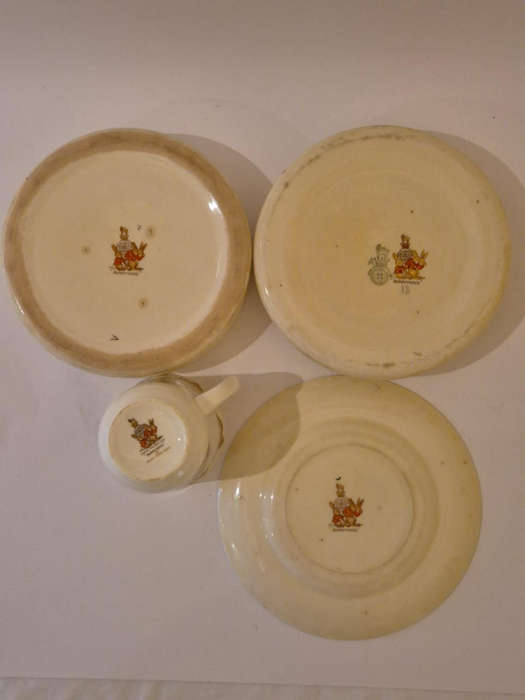 Vintage Royal Doulton Bunnykins 4-Piece Set  Early Edition (c.19371953)
