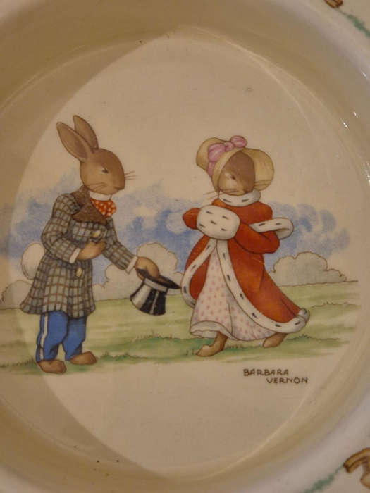 Vintage Royal Doulton Bunnykins 4-Piece Set  Early Edition (c.19371953)