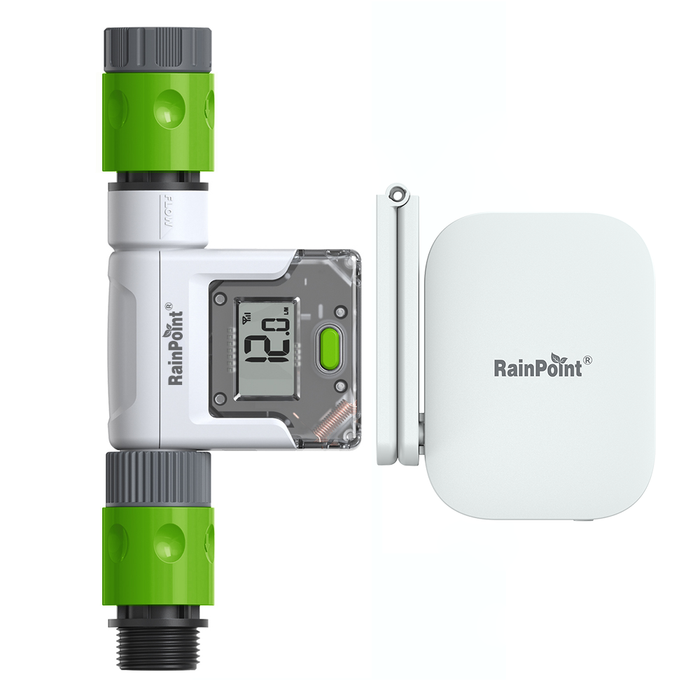 RainPoint Wireless Smart Wi-Fi Water Flow Meter (Device Only)