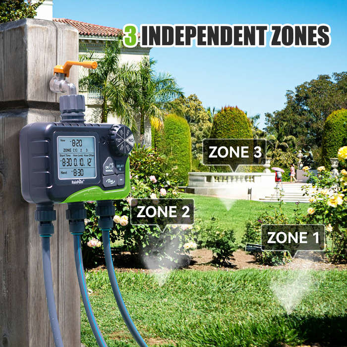 RainPoint Wireless Digital 3-Zone Irrigation Timer
