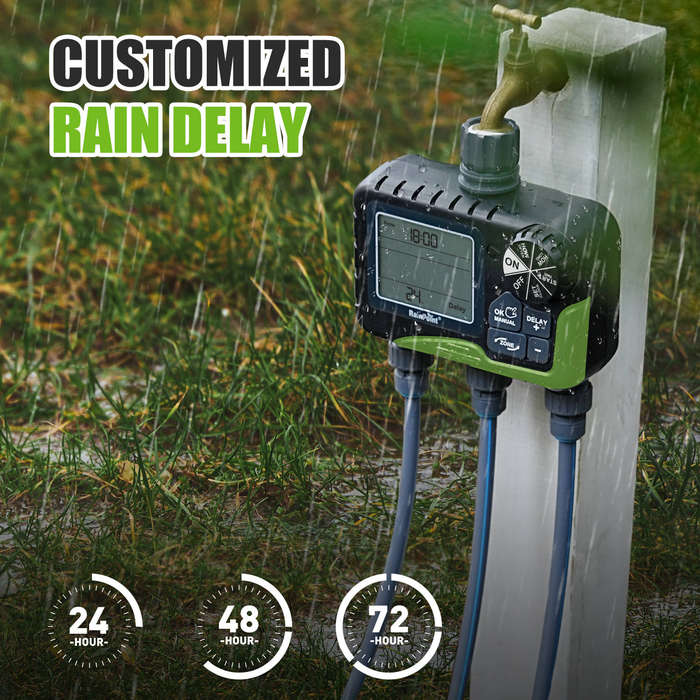 RainPoint Wireless Digital 3-Zone Irrigation Timer