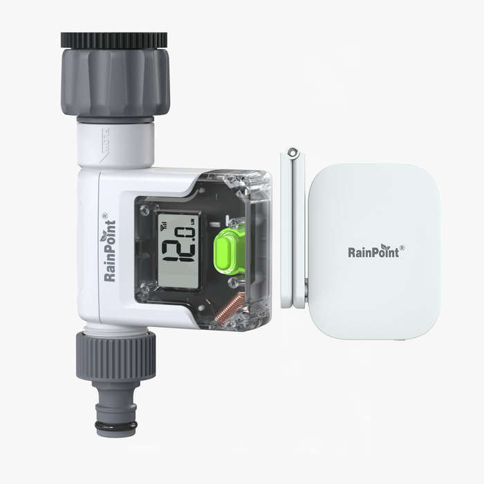 RainPoint Wireless Smart Wi-Fi Water Flow Meter (Device Only)