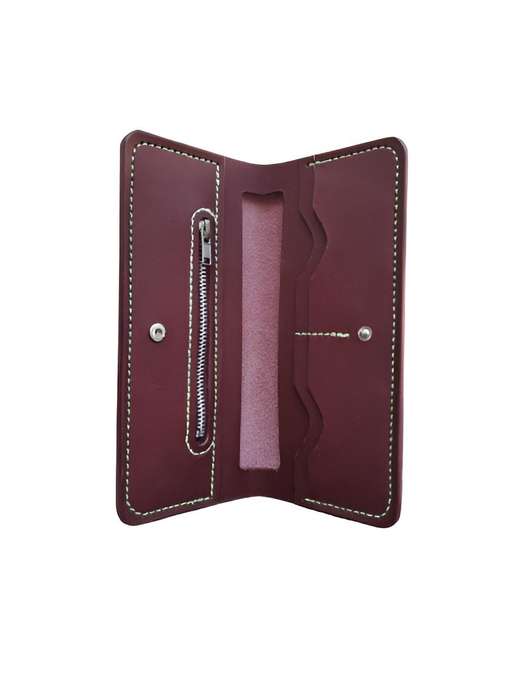Hamade Leather Long Wallet