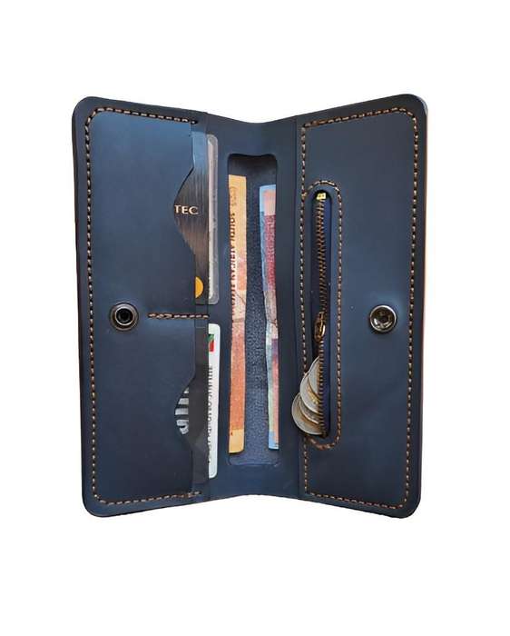 Handmade Leather Long Wallet
