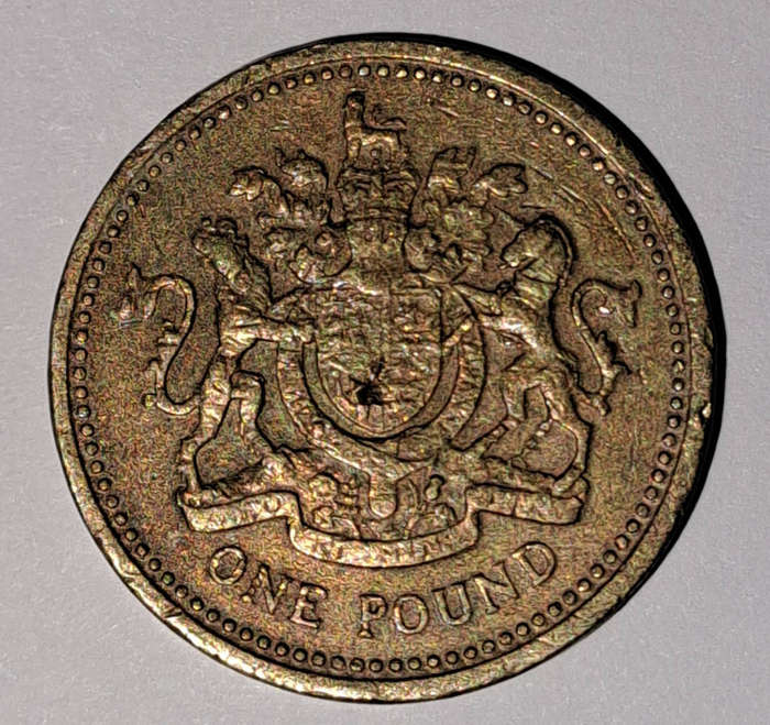 Rare 1983 Queen Elizabeth ll one pound coin