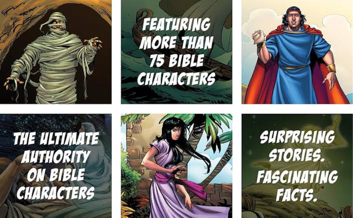 The Action Bible: Heroes and Villains  Brand New