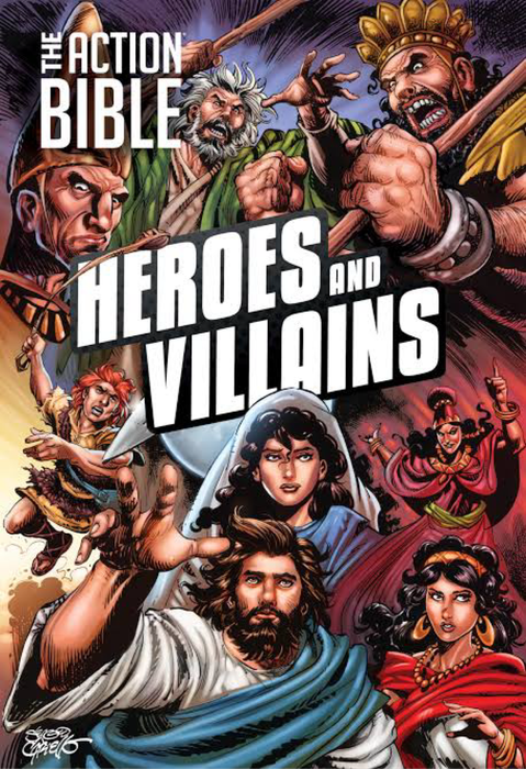 The Action Bible: Heroes and Villains  Brand New