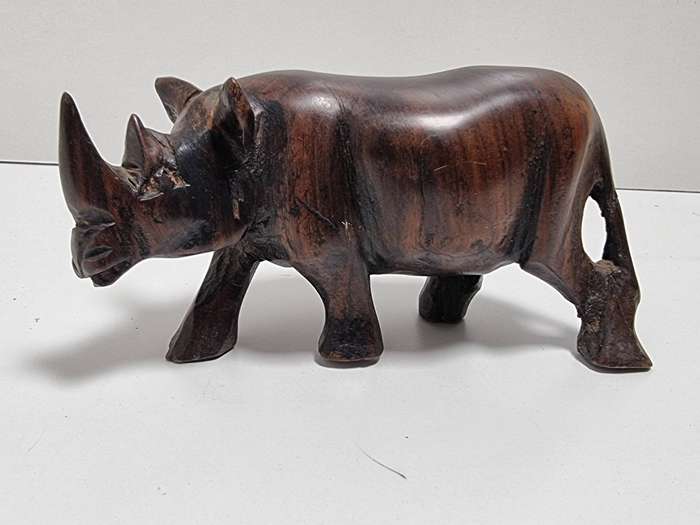 Collection of Elephant Carvings and Other