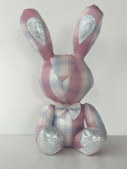 Chic Glitter Bunny Pink