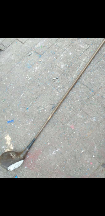 Vintage wooden golf driver