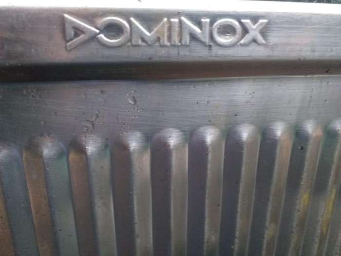 dominox stainless steel double sink