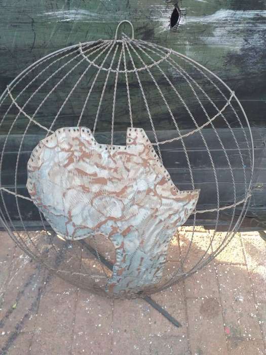 metal art piece