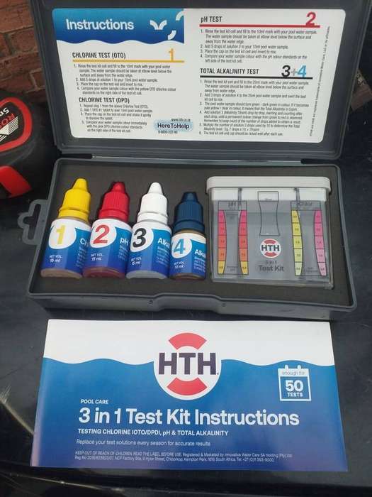HTH 3 in 1 test kit