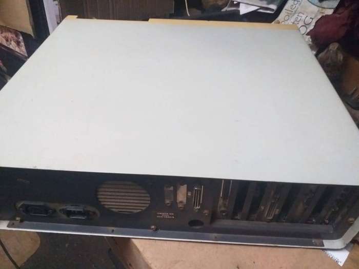 Vintage merlin computer box