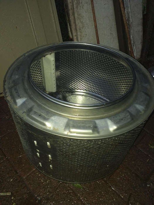 Stainless steel firepit